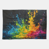 Linge De Cuisine Paint coloré (Horizontal)