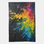 Linge De Cuisine Paint coloré (Vertical)