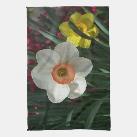 Linge De Cuisine Paire de jonquilles (Vertical)