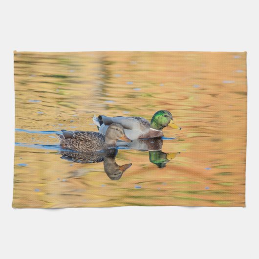 Linge De Cuisine Paire de Mallards (Horizontal)