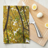 Linge De Cuisine Paire d'érables jaunes Nature d'automne (Quart Plié)