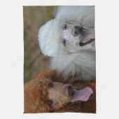 Linge De Cuisine Paires de caniches (Vertical)