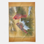 Linge De Cuisine Paires de cardinaux (Vertical)