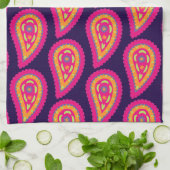 Linge De Cuisine Paisley coloré (Plié)