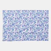 Linge De Cuisine Paisley Flore - Blanc (Horizontal)