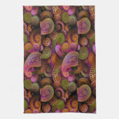 Linge De Cuisine Paisley Purple (Vertical)