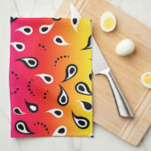 Linge De Cuisine Paisley Rainbow (Quart Plié)