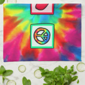 Linge De Cuisine Paix, amour, tatous (Plié)