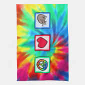 Linge De Cuisine Paix, amour, tatous (Vertical)