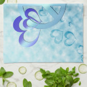 Linge De Cuisine Paix Bleue (Plié)