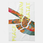 Linge De Cuisine Paix de Hakuna Matata (Vertical)