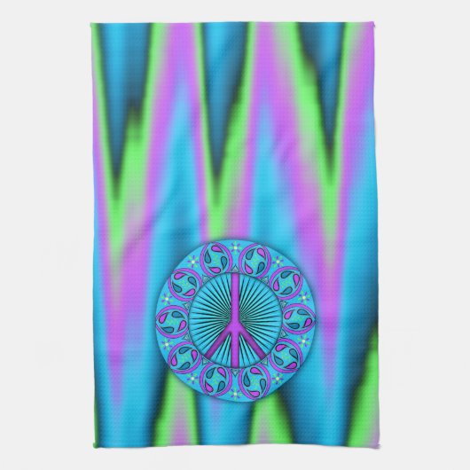 Linge De Cuisine Paix ~ Feuille (Vertical)