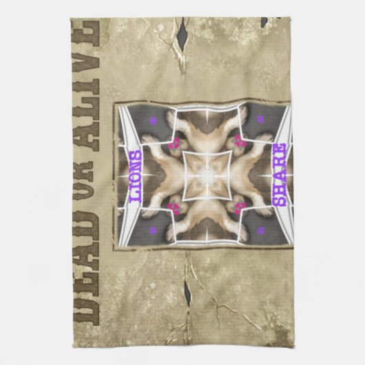 Linge De Cuisine Paix Recherchée (Vertical)