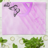 Linge De Cuisine Paix rose (Plié)