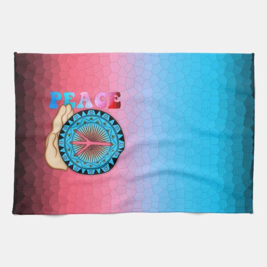 Linge De Cuisine Paix ~ Soleil (Horizontal)