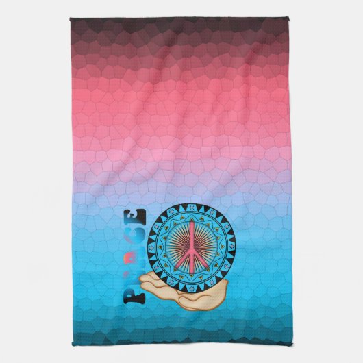 Linge De Cuisine Paix ~ Soleil (Vertical)