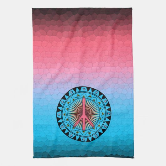 Linge De Cuisine Paix ~ Soleil (Vertical)