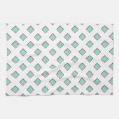 Linge De Cuisine Pale Robin Oeuf Bleu Diamant Design de couleur (Horizontal)