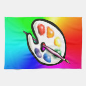 Linge De Cuisine Palette Artiste (Horizontal)