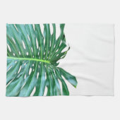 Linge De Cuisine Palm Leaf, feuillage tropical, forêt tropicale (Horizontal)