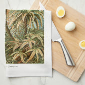 Linge De Cuisine Palm Tree Ernst Haeckel (Quart Plié)