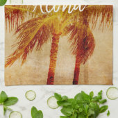Linge De Cuisine Palm Tree Vintage (Plié)