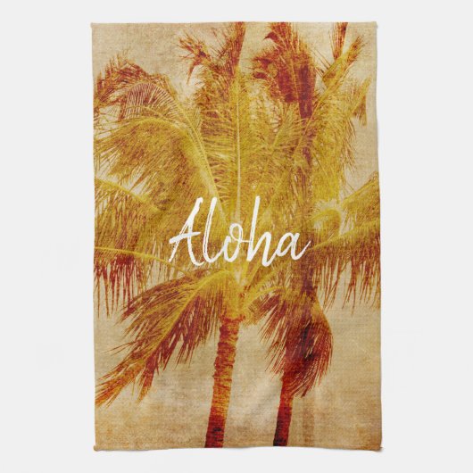 Linge De Cuisine Palm Tree Vintage (Vertical)