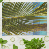 Linge De Cuisine Palme de verre luxuriante Océan 1 (Plié)