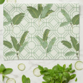 Linge De Cuisine Palmettes tropicales (Plié)