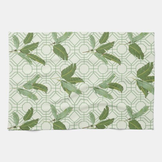 Linge De Cuisine Palmettes tropicales (Horizontal)