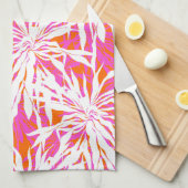 Linge De Cuisine Palmettes tropicales (Quart Plié)
