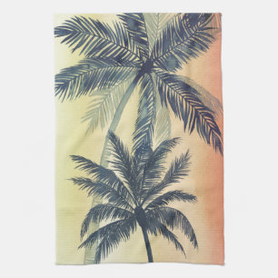 Linge De Cuisine Palmettes tropicales