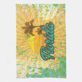 Linge De Cuisine Palmier naturel et rustique et Sun (Vertical)