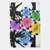 LINGE DE CUISINE PALMIERS ET PUCES (Vertical)