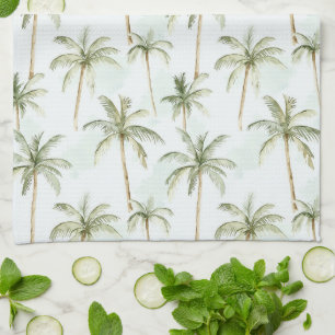 Linge De Cuisine Palmiers Tropicaux