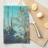 Linge De Cuisine Palmiers tropicaux Vibe rétro (Quart Plié)