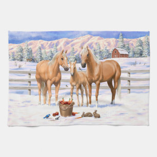 Linge De Cuisine Palomino Quarter Horses