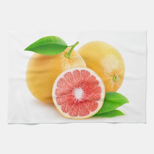 Linge De Cuisine Pamplemousse rose (Horizontal)
