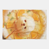 Linge De Cuisine Pancake hollandais bébé avec crème glacée de chien (Horizontal)