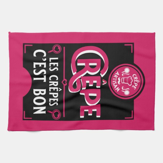 Linge De Cuisine Pancakes français (Horizontal)