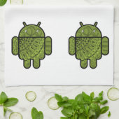 Linge De Cuisine Pancho Doodle Character pour le robot Android™ (Plié)