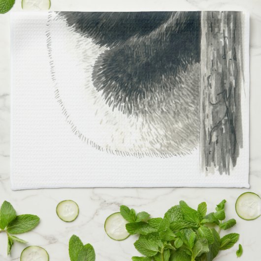 Linge De Cuisine Panda (Plié)