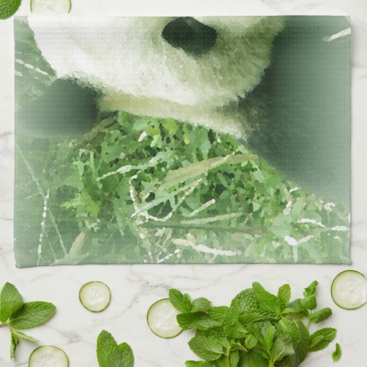 Linge De Cuisine Panda (Plié)