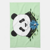 Linge De Cuisine Panda Bear Lotus (Vertical)