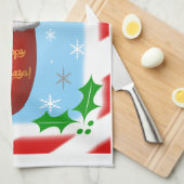 Linge De Cuisine Panda de Noël (Quart Plié)