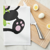 Linge De Cuisine Panda heureux (Quart Plié)