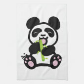 Linge De Cuisine Panda heureux (Vertical)