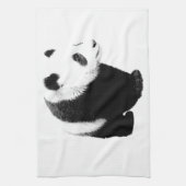 Linge De Cuisine Panda noir et blanc (Vertical)