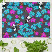 Linge De Cuisine Panda Paradise Bloom (Plié)