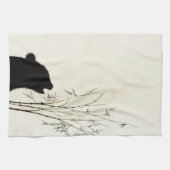 Linge De Cuisine Panda Silhouette (Horizontal)